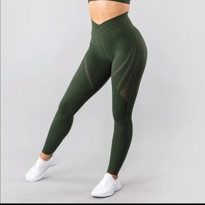 SOLD Alphalete Surface Path Laser Cut Leggings
